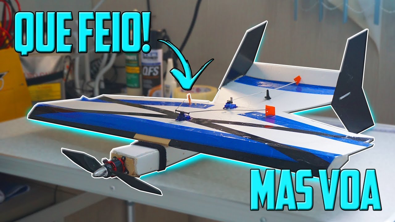 Talvez esse seja o AEROMODELO mais BIZARRO que eu fiz voar!