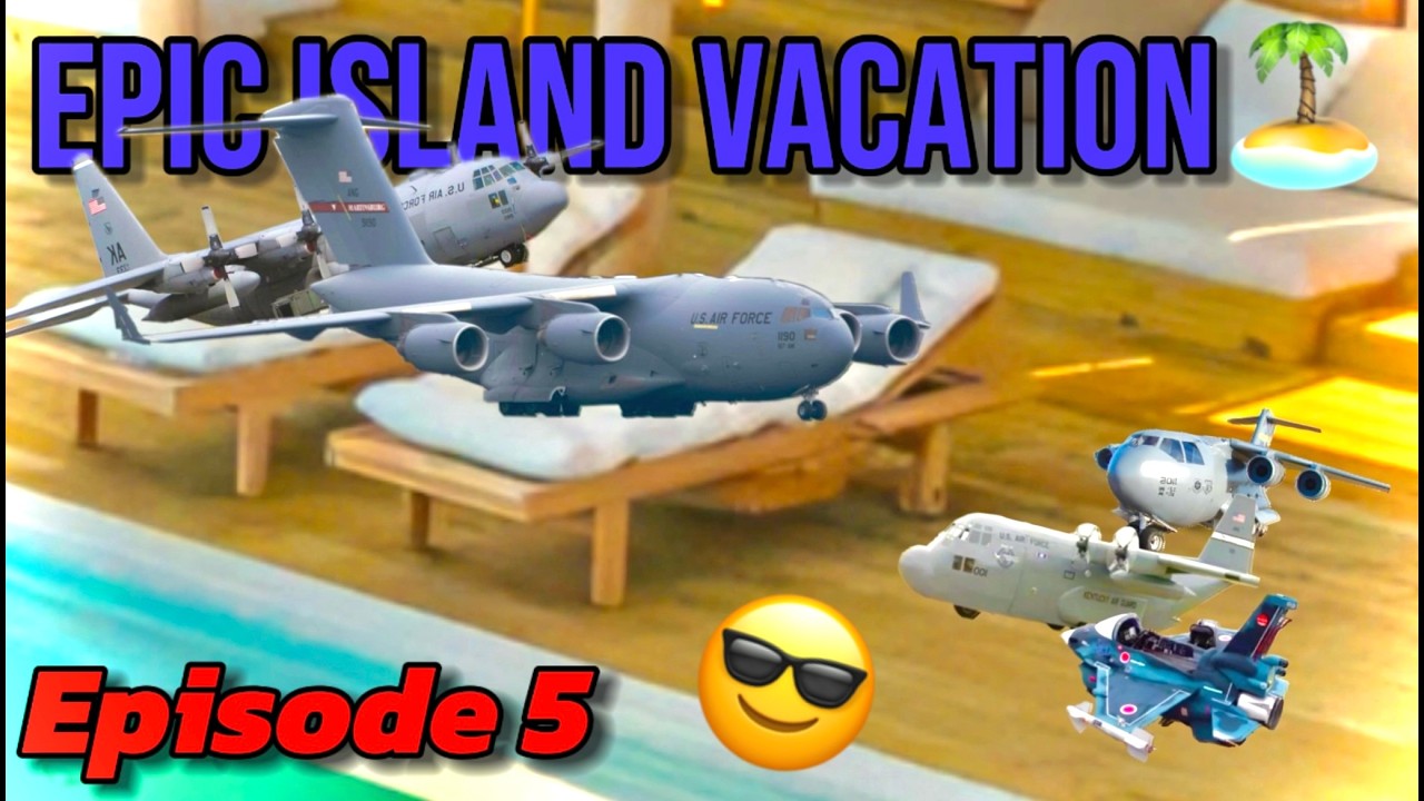 The Island Adventure Of A LIFETIME!🏝️ | Baby C17 And Friends Ep.5 | 2K 60fps