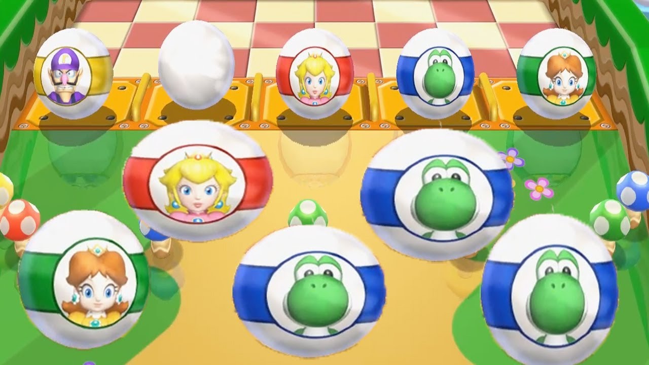 (HD) Mario Party 9 - Step It Up All Mini Games - Yoshi Peach Daisy waLuigi (Master Difficulty)