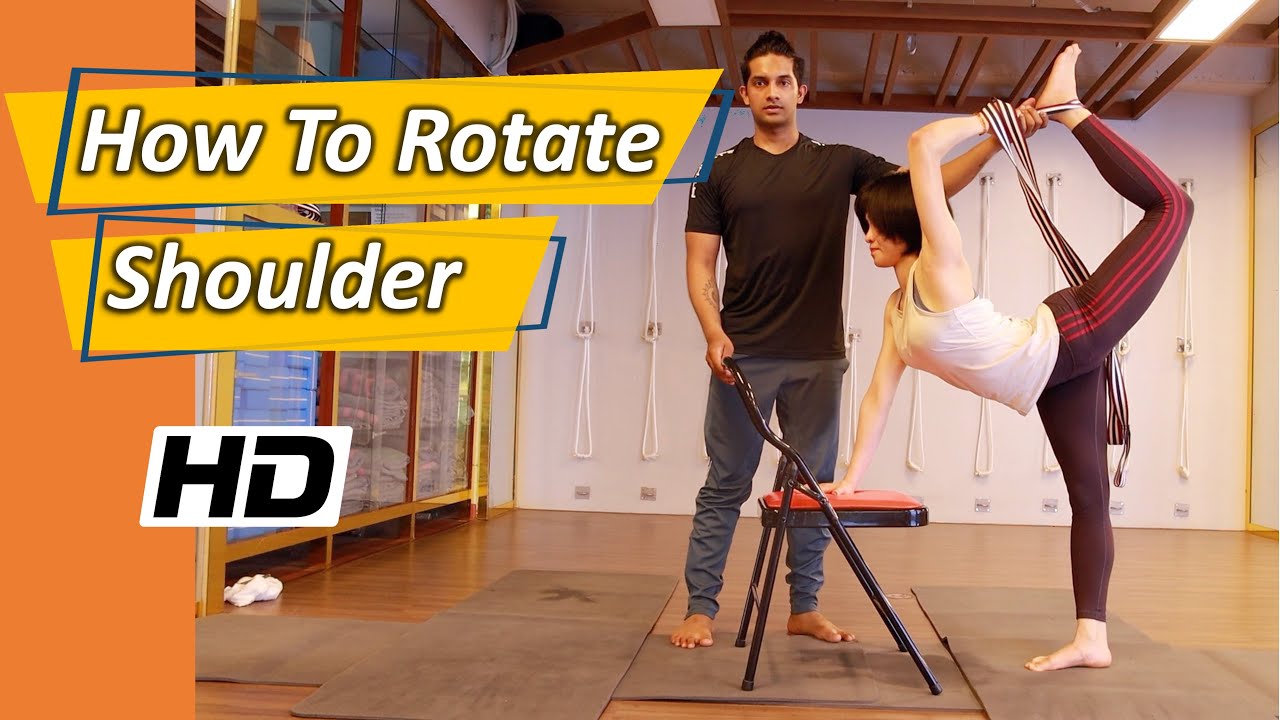 How To Rotate Shoulder in Advanced Backbend Yoga Pose | Yograja