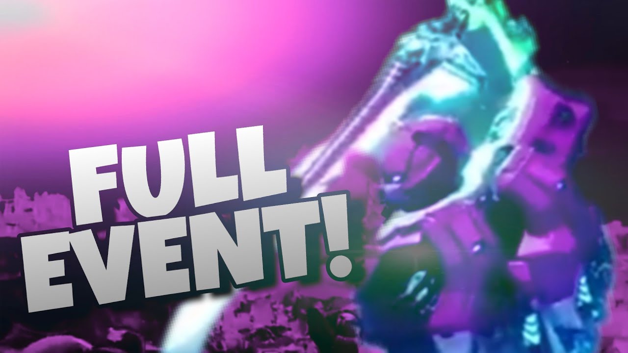 *FULL* MONSTER VS ROBOT LIVE EVENT WITH NO COMMENTARY (FORTNITE BATTLE ROYALE)