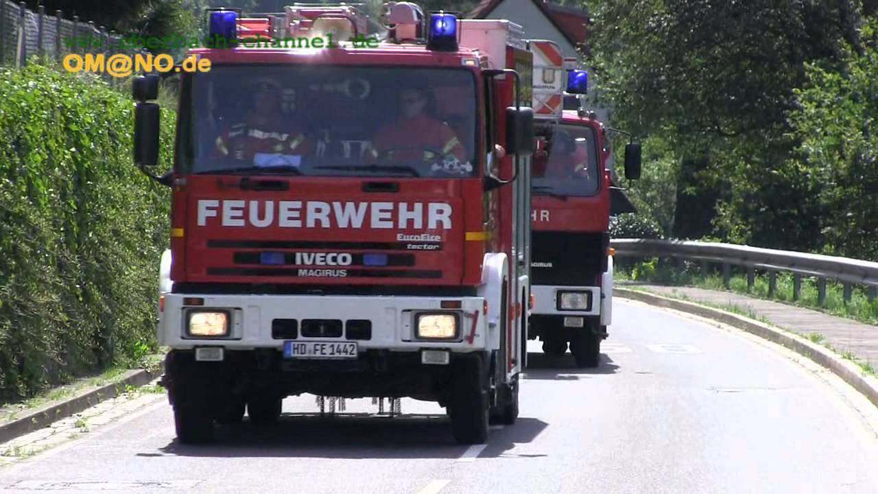 Feuerwehrübung Eberbach/Hesseneck in Friedrichsdorf 19.07.2014