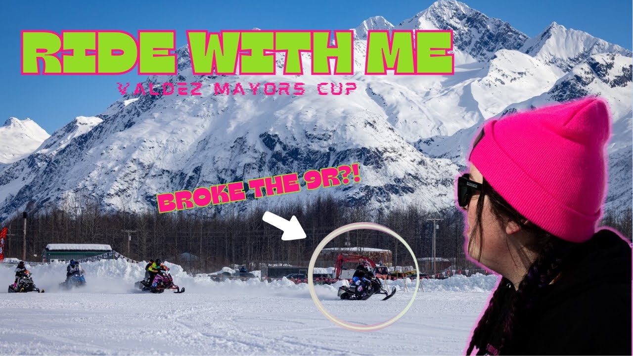 Ride with me 2025 Polaris 9R Assault - Women’s PRO Class 2025 Valdez Mayors Cup Snowmobile Race