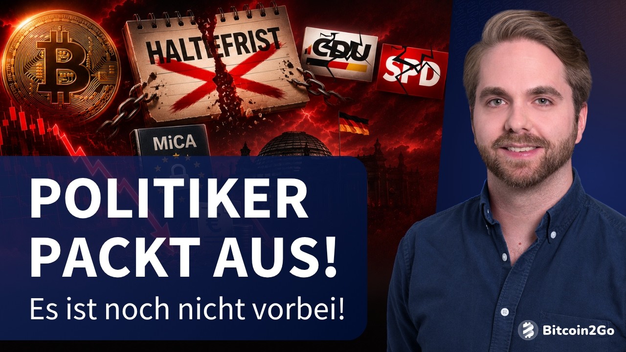 Politiker packt aus: So steht es WIRKLICH um Bitcoin und den Wegfall der Haltefrist!