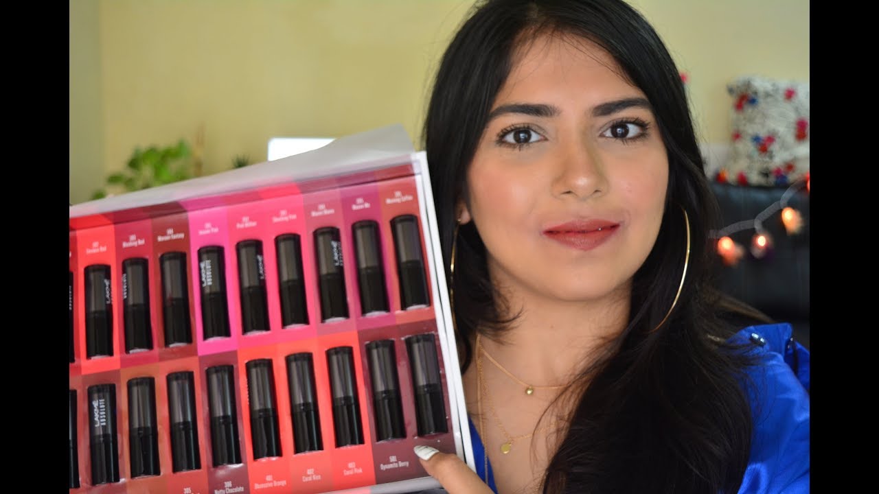 NEW Lakme Absolute Matte Revolution Lipsticks Review, Swatches | All Shades | Natural Light