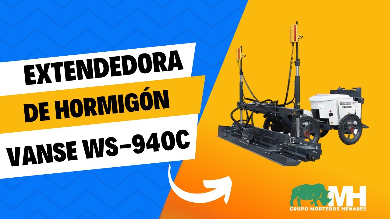EXTENDEDORA DE HORMIGÓN WS 940C ‐ Morteros Henares