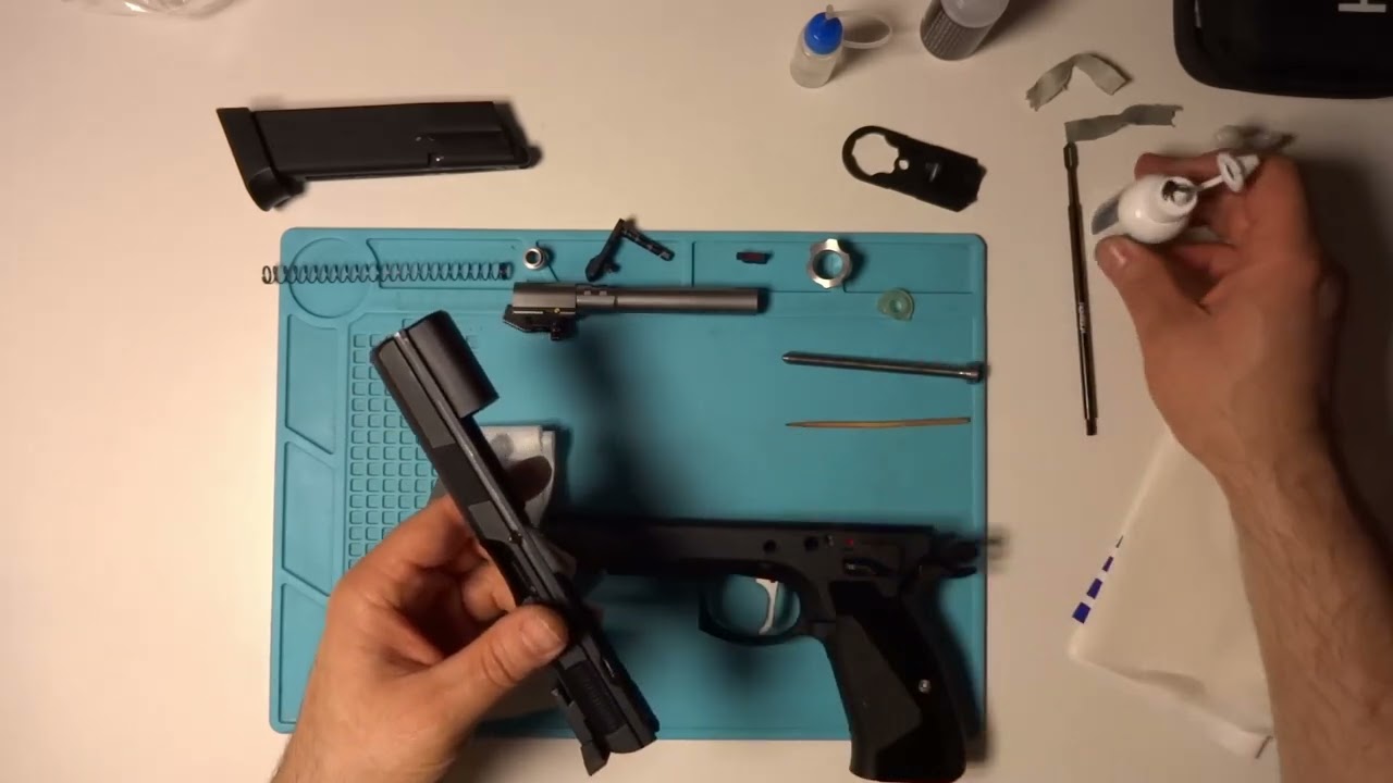 ASG CZ SP-01 ACCU Airsoft Replica Cleaning