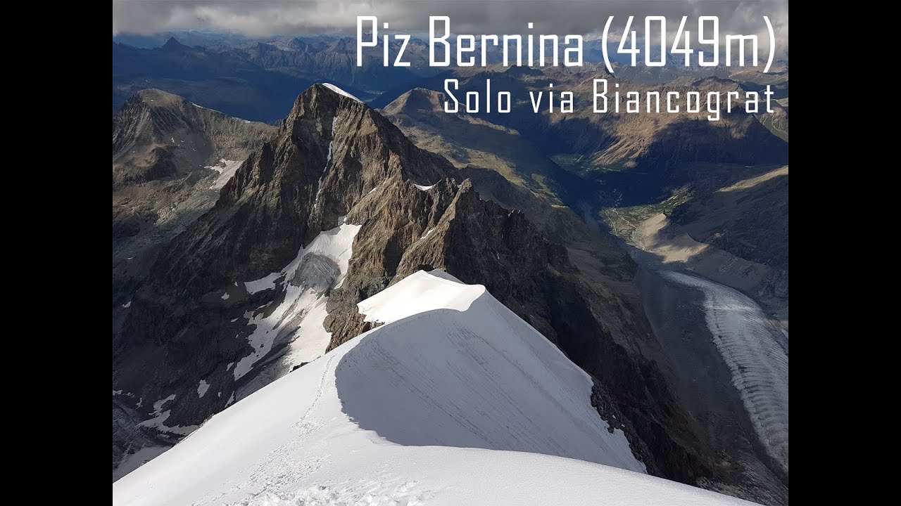 Piz Bernina 4049m | Solo via Biancograt vom Tal aus an einem Tag