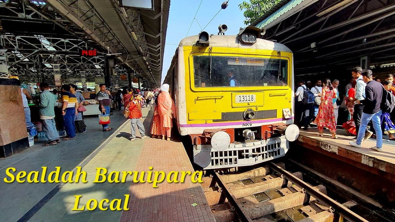 Sealdah to Baruipara Local train Journey