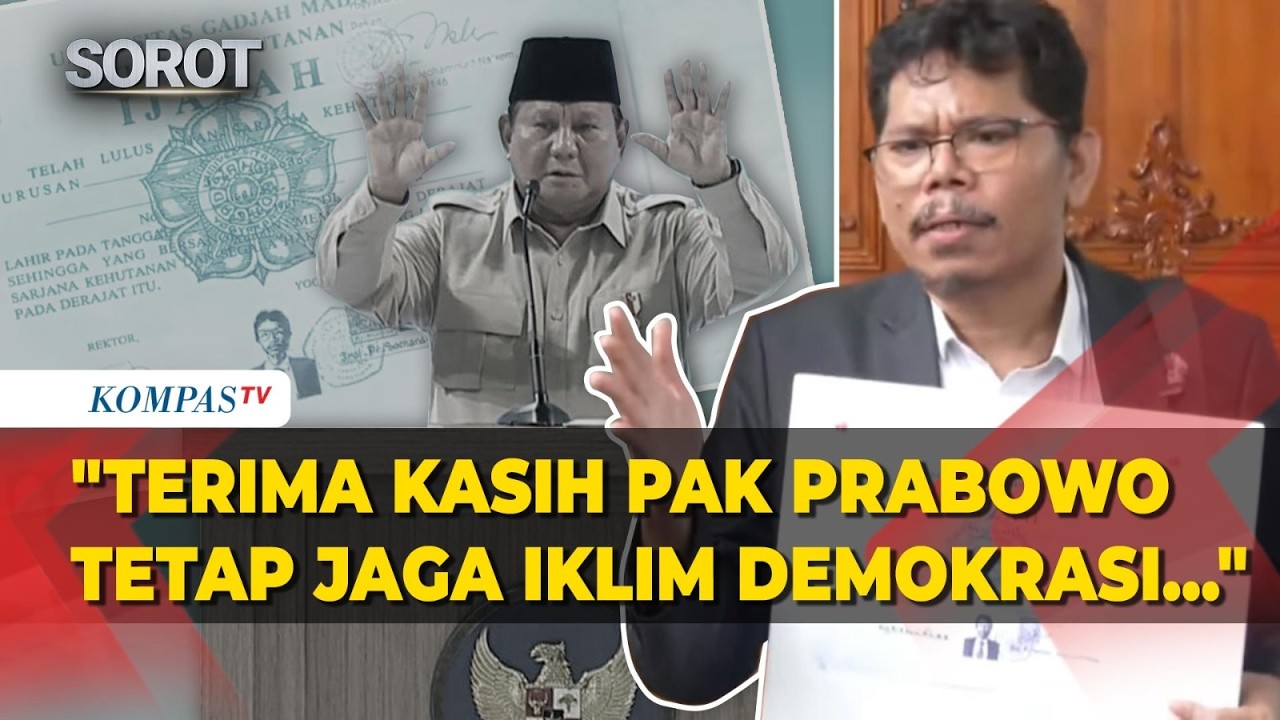 Dapat Salinan Ijazah Jokowi, Bonatua Ucapkan Terima Kasih ke Prabowo: Jaga Iklim Demokrasi