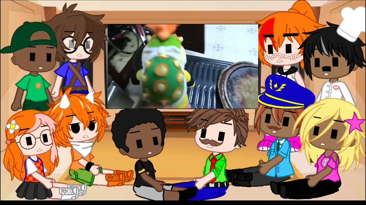SML characters react to SML movie Bowser Jr midnight snack