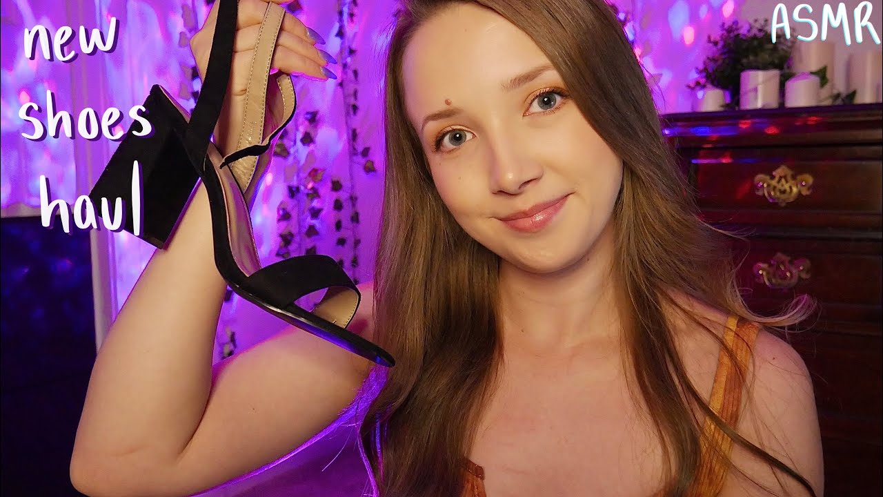 ASMR New Shoes HAUL From ASOS✨👠(whispering, tapping, scratching, etc..)