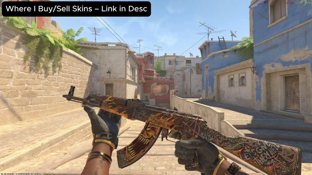AK-47 | Searing Rage &ndash; Full Inspect & Showcase in CS2