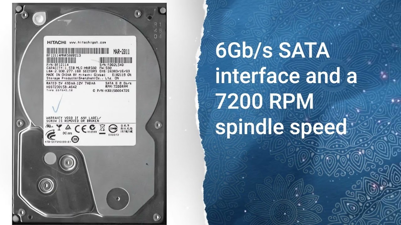0F12114 Hitachi 1.5TB 6Gb/s SATA 7200 3.5