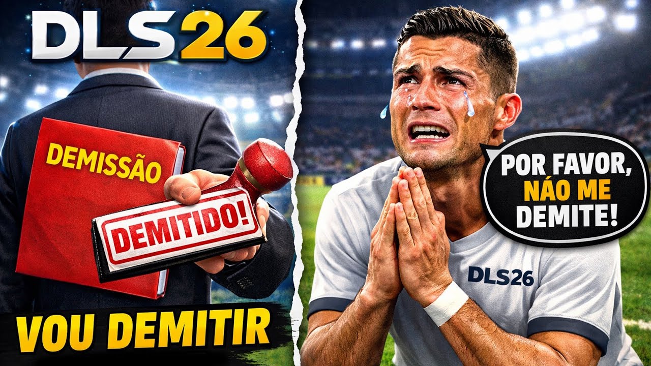 CHEGOU A HORA DE APOSENTAR O CRISTIANO RONALDO😥 - Modo Carreira Online #23 | DLS 26