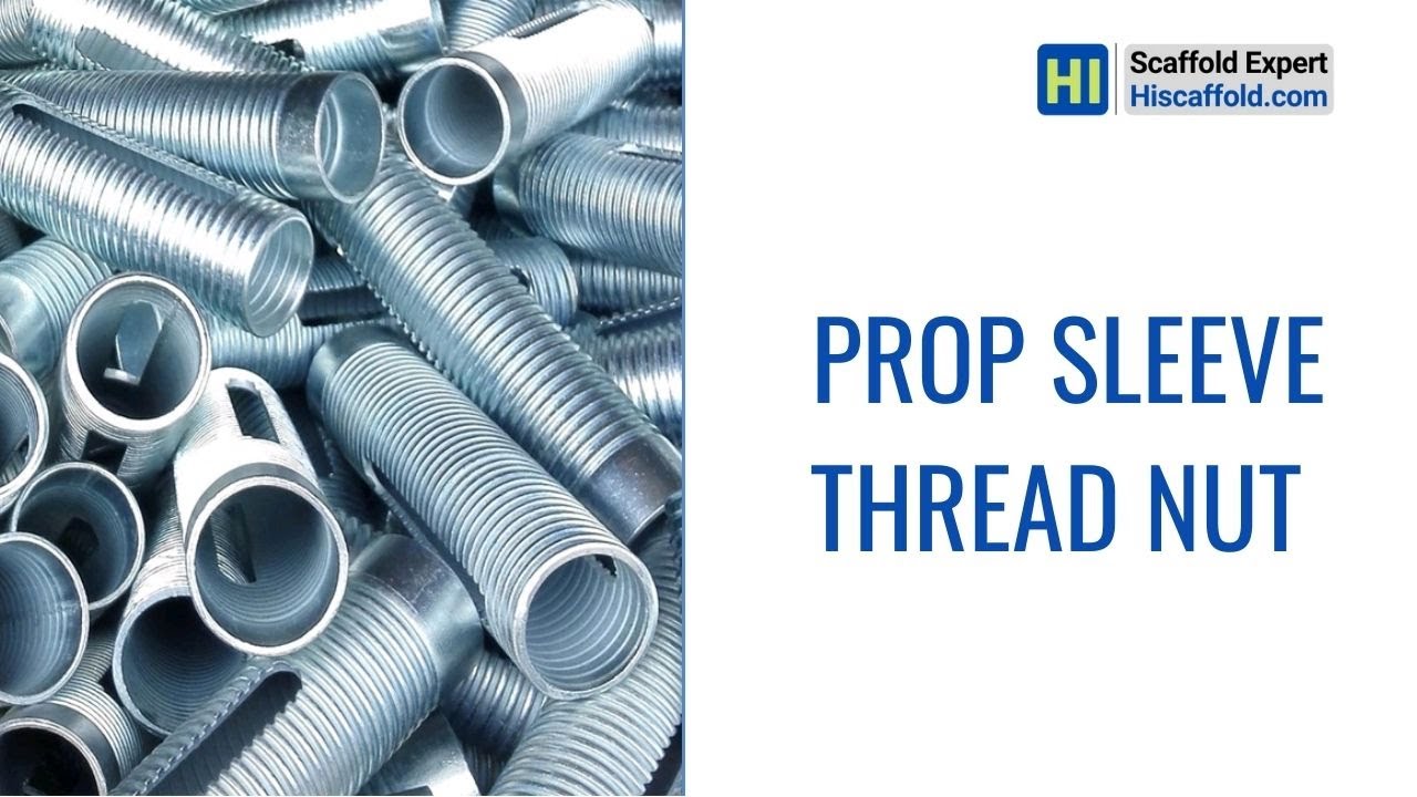 prop sleeve thread nut