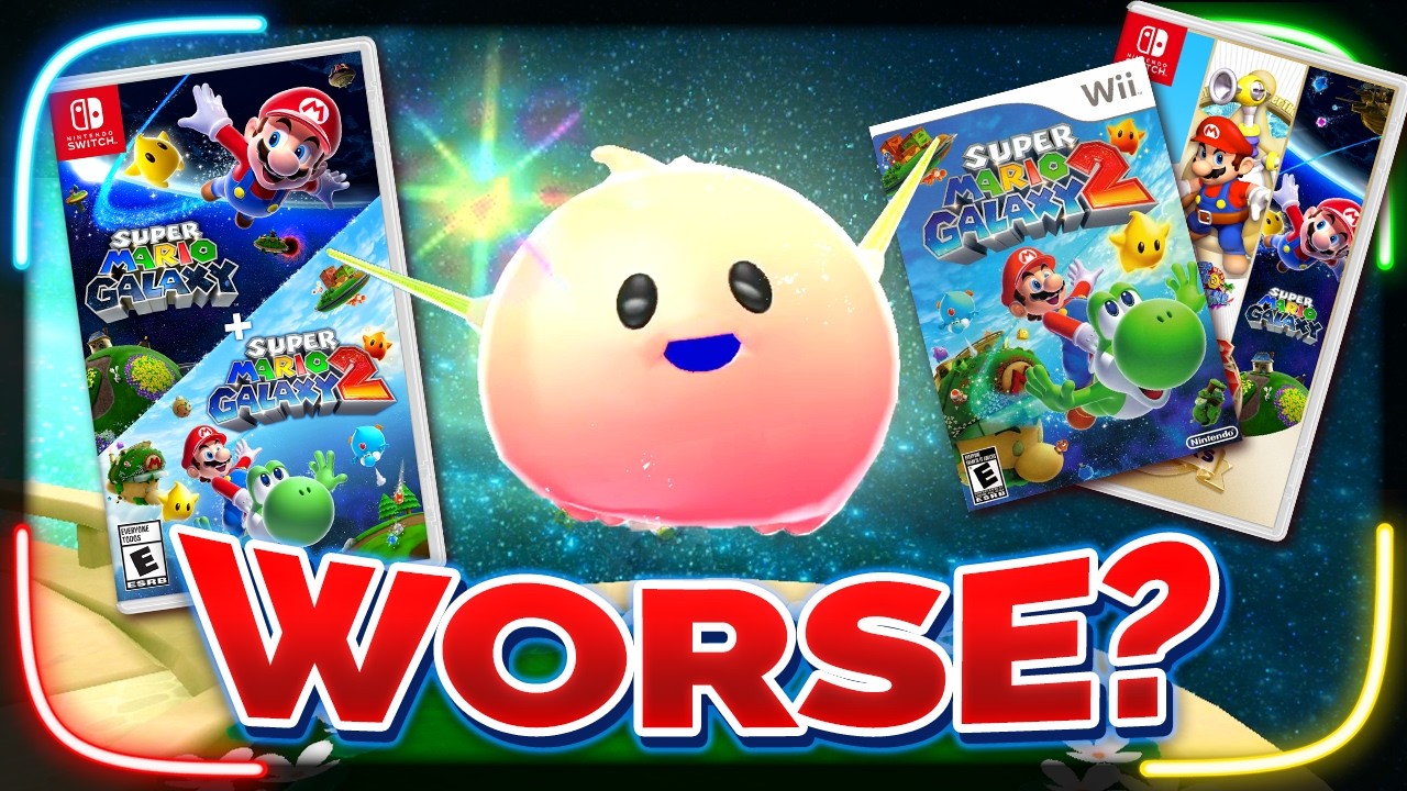The Surprising Upgrades & Downgrades in Mario Galaxy 1 + 2 on Switch!