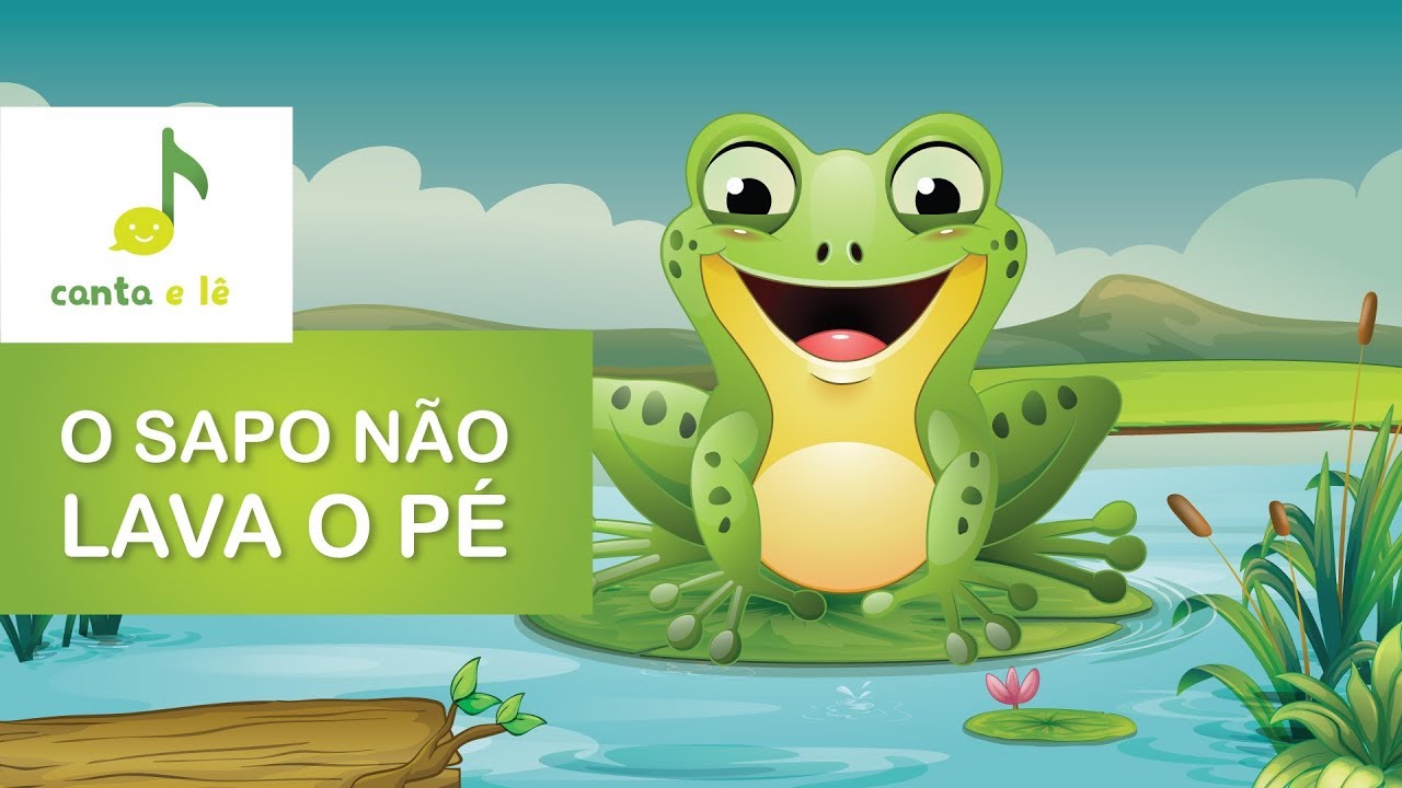 O Sapo não lava o pé! [ Canta e Lê! ] - Versão com: MultiGestos / Sílabas / Animação