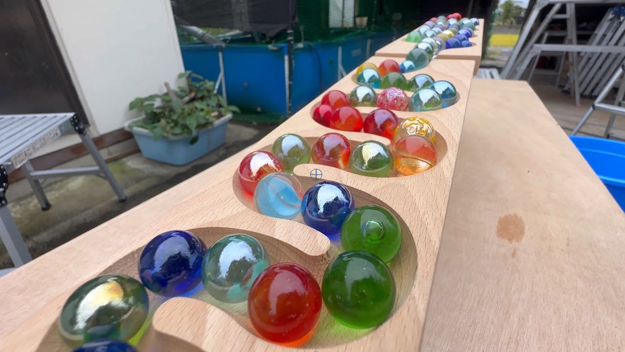 Water Marble Run Handmade Relaxing ASMR１２