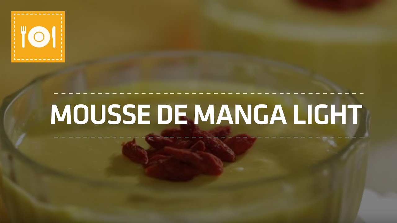 Mousse de Manga Light | Receita Fit | Shoptime