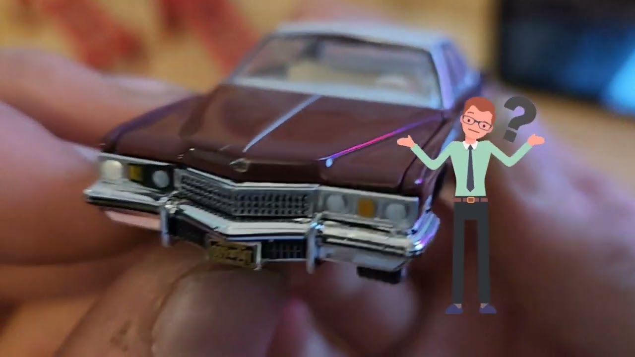 Greenlight 1:64 '1973 Cadillac from the movie Rockey