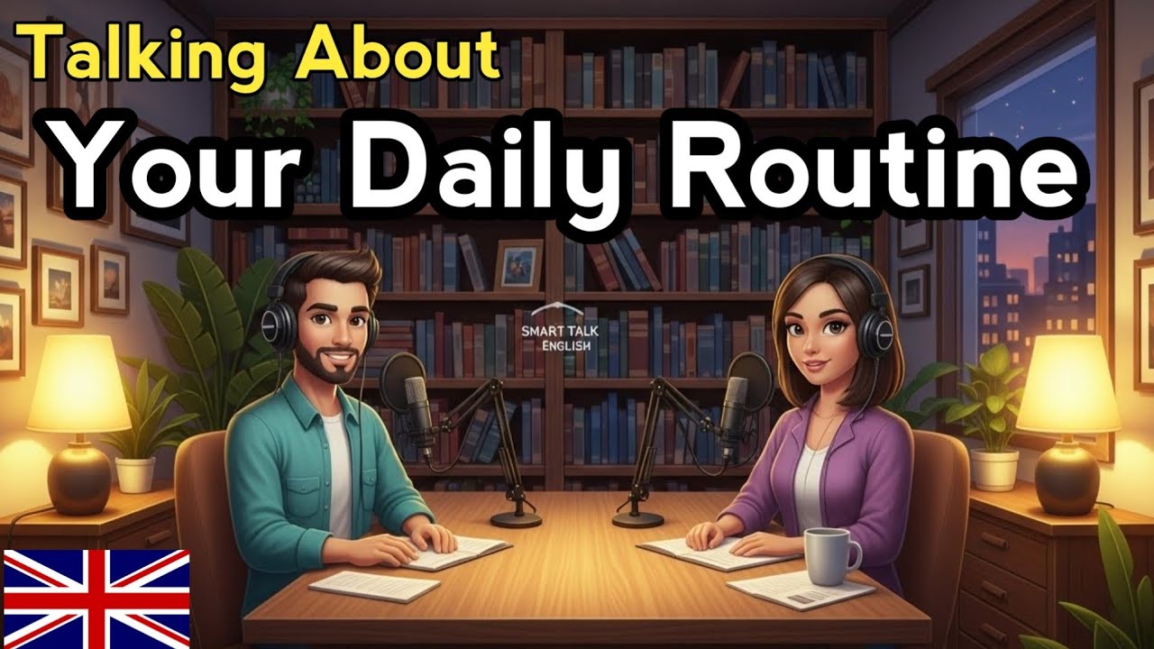 Speak About Your Daily Routine in Simple English | Beginner Listening Practice 
