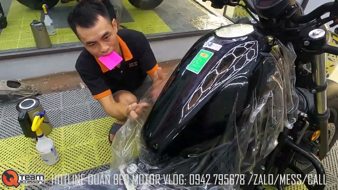 DÁN DECAL BẢO VỆ XE MOTOR SIÊU SANG BẰNG NI LÔNG PPF TPU l QUÁ TRÌNH LÀM DECAL NÓ KHÓ VÀ LÂU NTN?