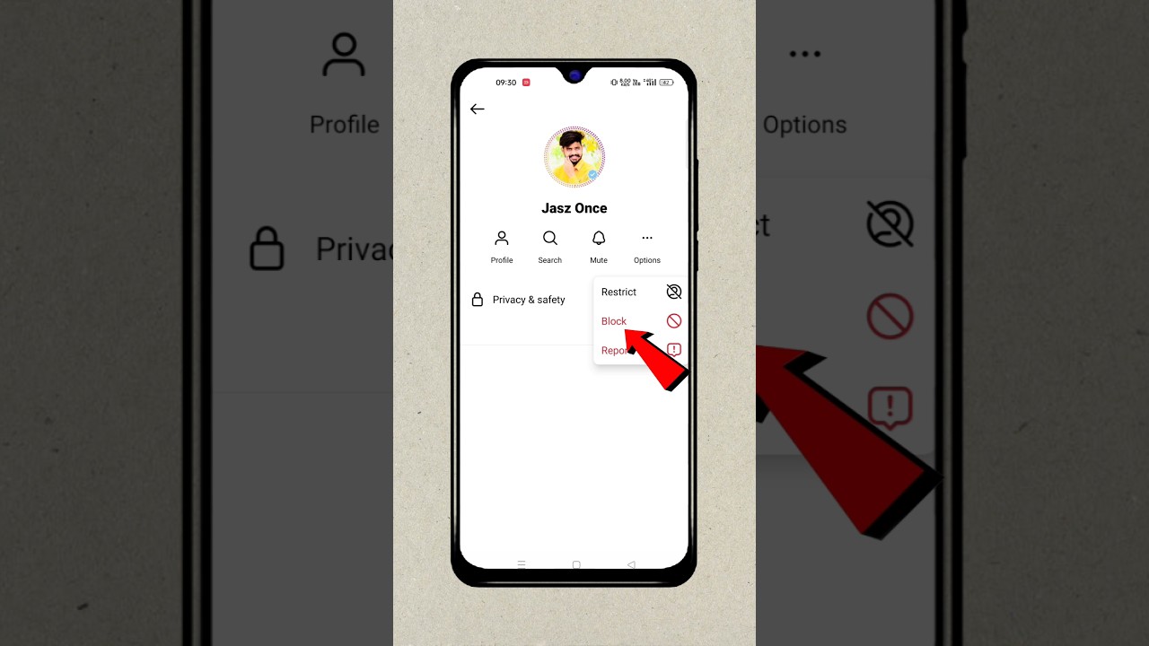 How To Block Someone On Instagram | Instagram Pe Kisi Ko Block Kaise Kare #shorts