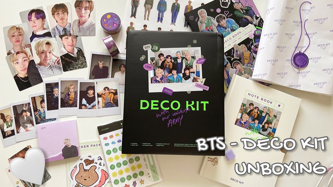 [UNBOXING] BTS - DECO KIT ASMR