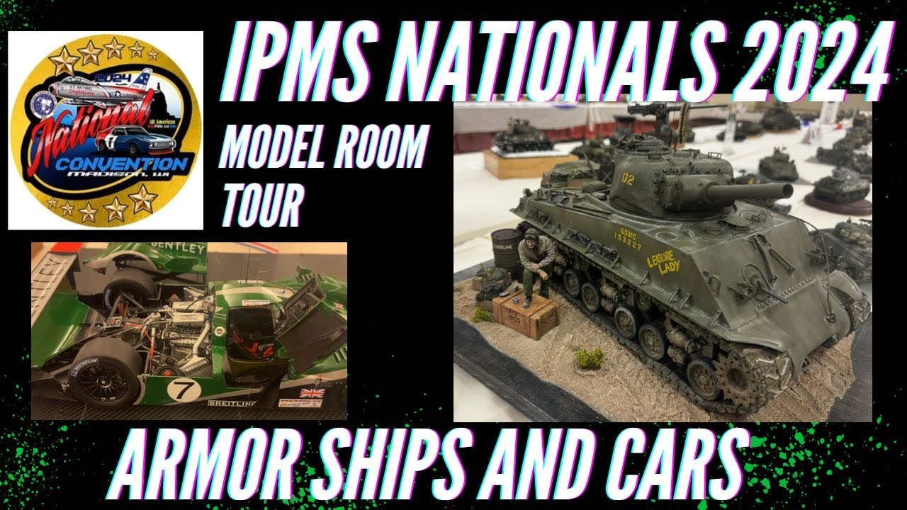 Ipms National Plastic Model Contest 2024 part 2 Armor Ships and Cars