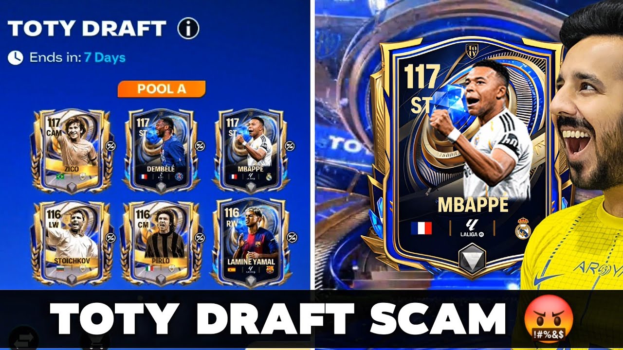 TOTY Draft Scam ! How To Get Free 100x Draft Vouchers [F2P CALCULATIONS] #FixFCMobileTOTY 🤬
