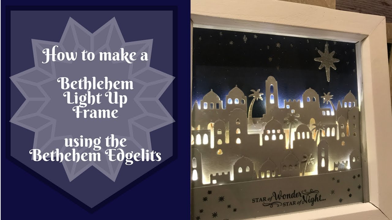 Bethlehem Light Up Shadow Box