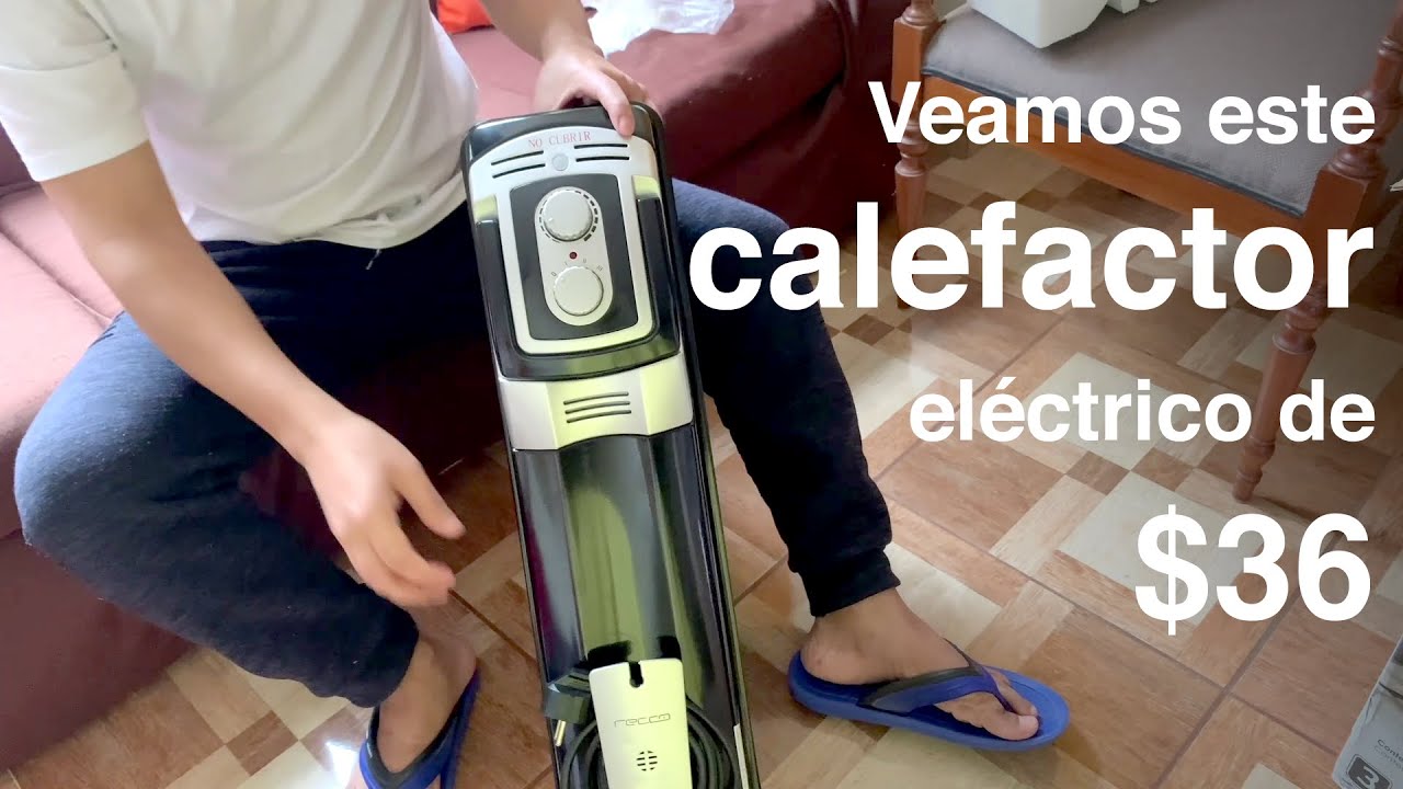 Unboxing y Manejo de Calefactor RECCO DF-150A7B-7