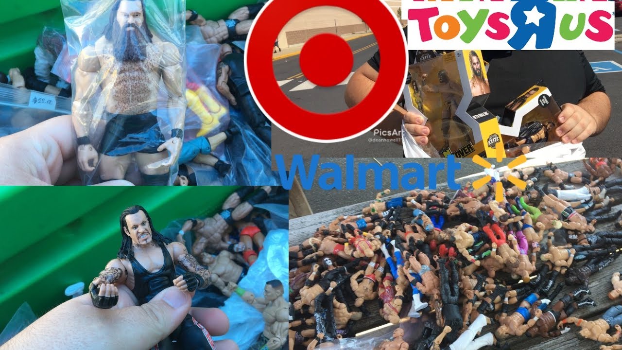 HUGE WWE TOY HUNT!!! FLEA MARKET/TOYSRUS/WALMART/TARGET
