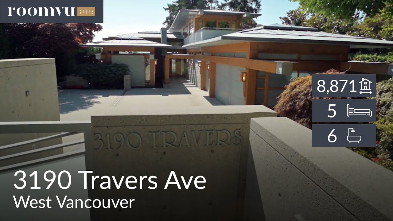 Beautiful and Breathtaking Mansion for Sale - 3190 Travers Ave West Vancouver