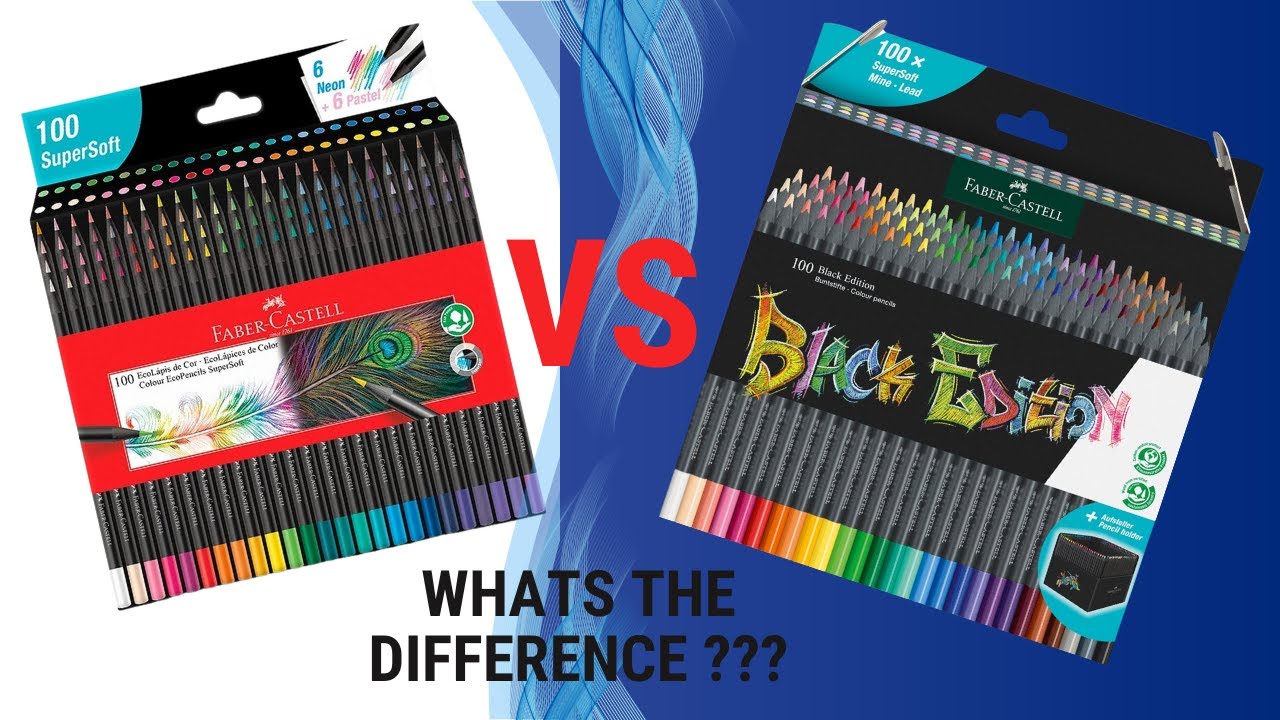 Faber Castell Black Edition Vs Eco SuperSoft ....Whats the Difference ???