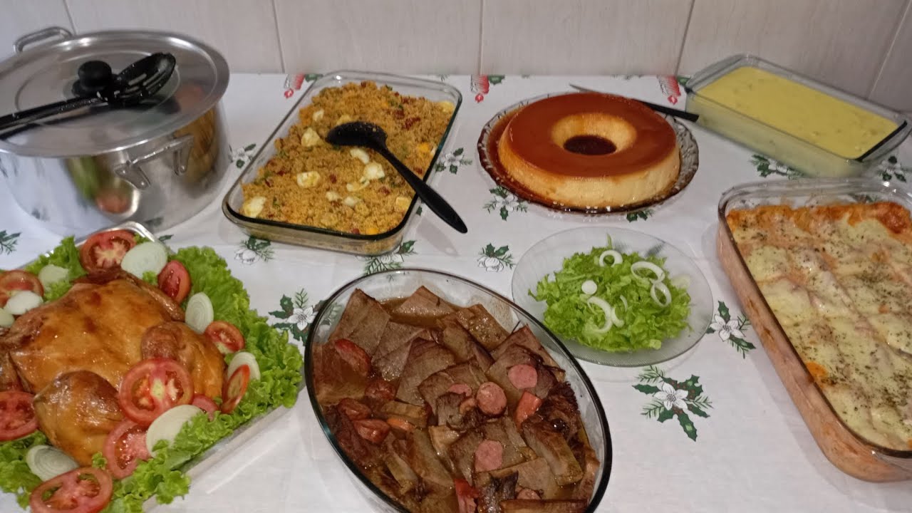 Ceia completa com 247,00 reais. Aproveitei e comemorei meu aniversário❤️😋🍰 No final teve surpresa🥳❤️