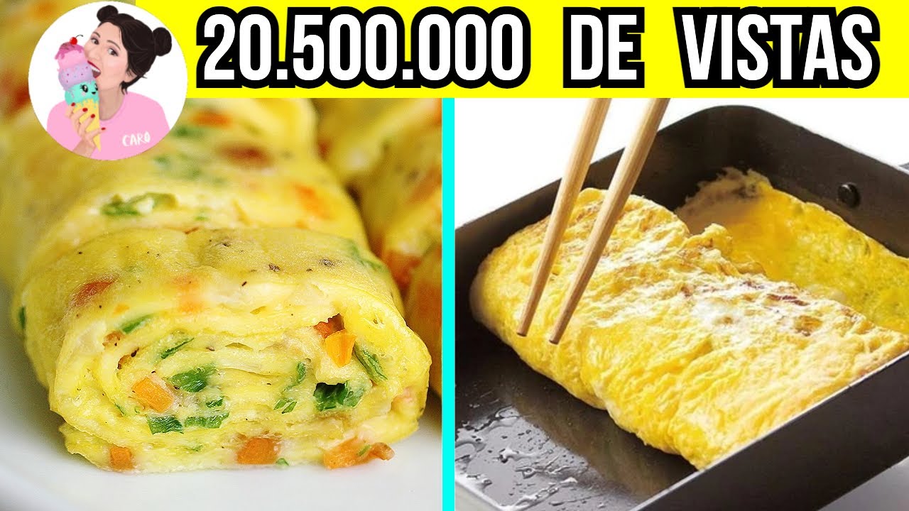 DESMINTIENDO RECETA MILLONARIA: el OMELET TAMAGOYAKI MAS VIRAL DEL 2020 😳 Caro Trippar