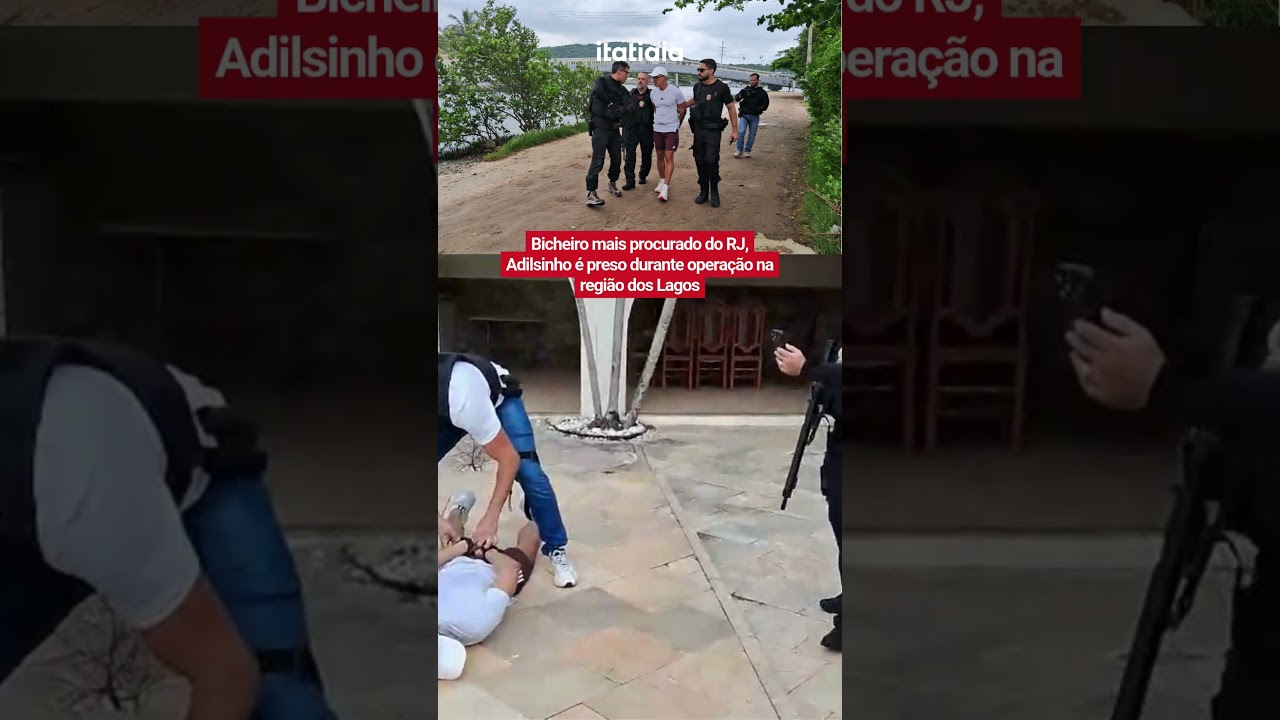 ADILSINHO, BICHEIRO MAIS PROCURADO DO RJ, &Eacute; PRESO DURANTE OPERA&Ccedil;&Atilde;O