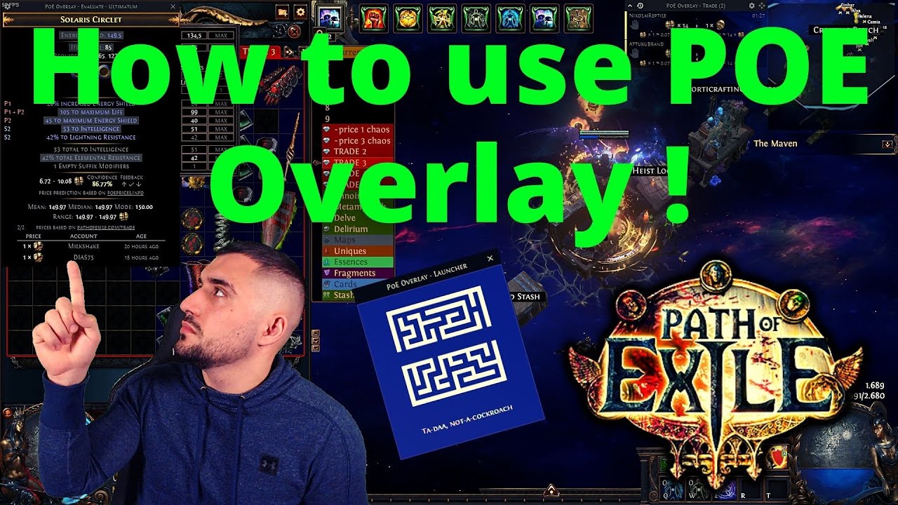 [Beginner's Guide] How to use POE Overlay ! (All about it !)