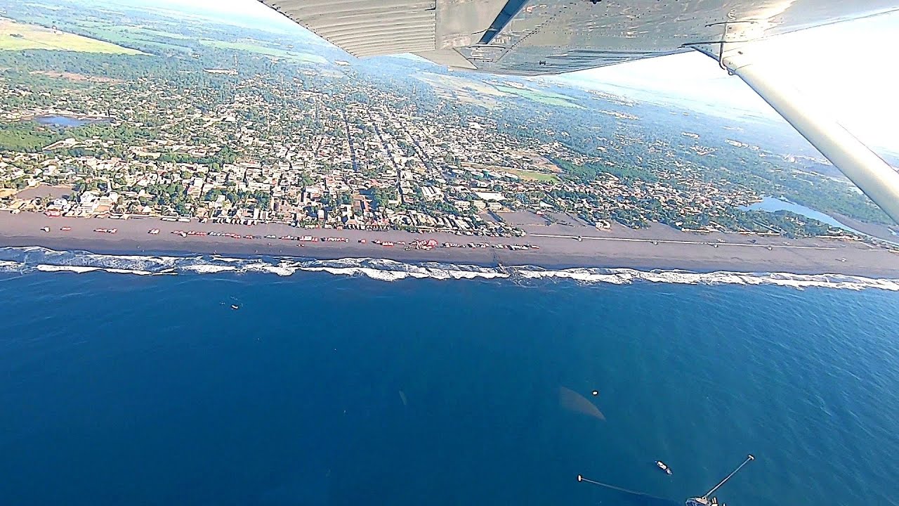 VUELO COMPLETO de Puerto San José a Ciudad de Guatemala