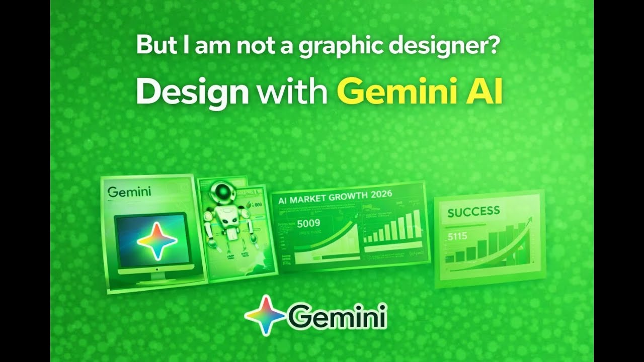But I Am Not A Graphic Designer? Design with Google Gemini AI