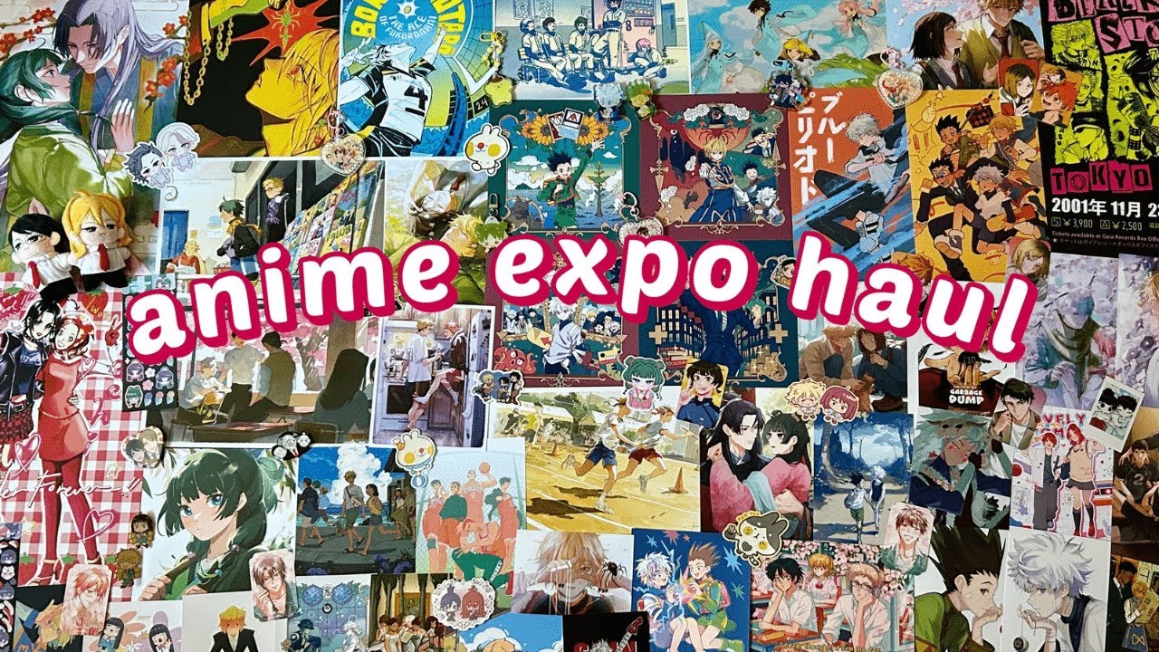 anime expo 2024 haul - art, manga, figures, merch, wha, etc 💸