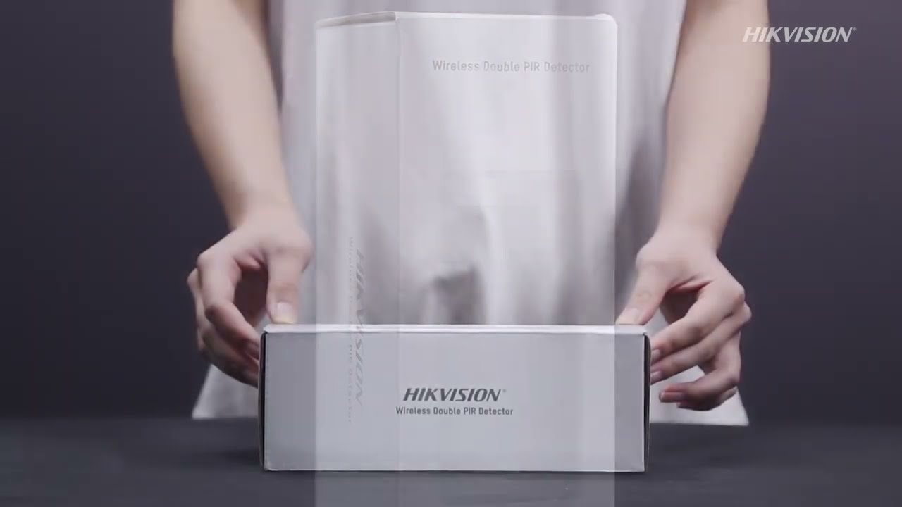 Wireless Double PIR Detector DS-PDP18-HM-WE/WB -  Unboxing and Demonstration