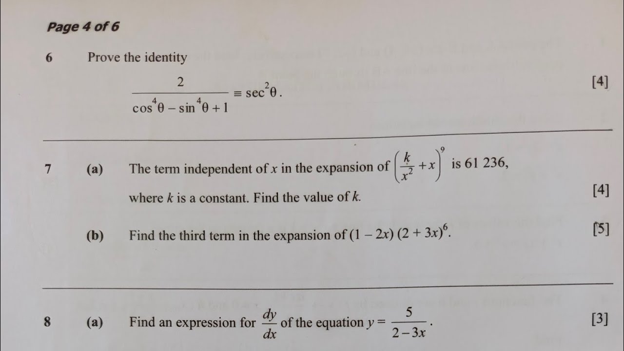 Full Solved || Additional Mathematics 2023 Paper 1 ||