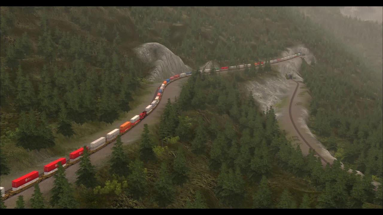 Tane: Kicking horse pass sprial tunnels