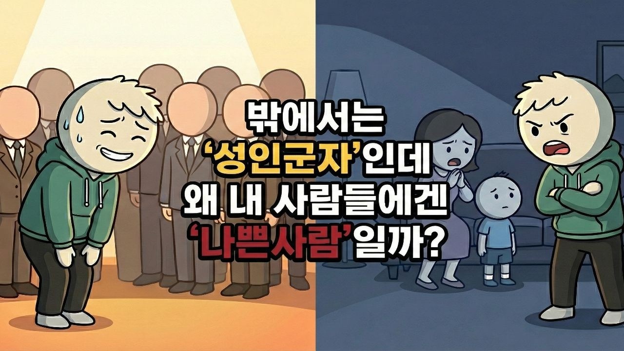 밖에서는 착한사람들이 왜 자기 가족들에겐 나쁜사람이 되는 이유 5가지 #가족 #착한사람