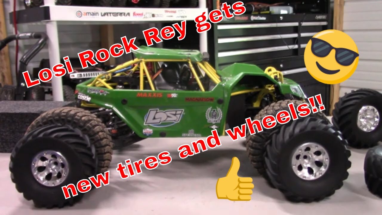 Losi Rock Rey gets new tires and wheels