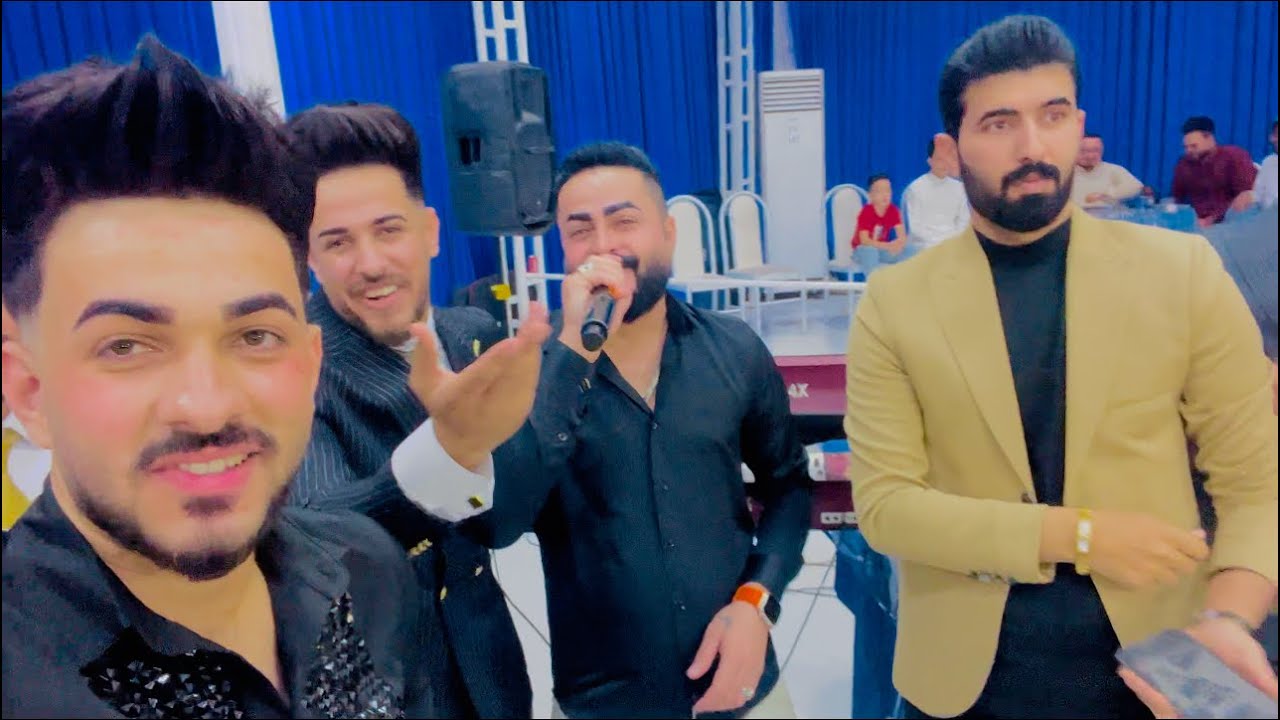 لقاء مخيف بين المبدعين الفنان حمودي نضال الفنان ماجد الهلال/زفاف سيف المساري/🎹عباس سيمو