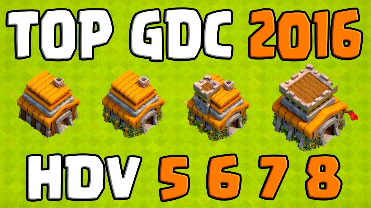 Clash of Clans | LES MEILLEURES BASES DE GUERRE / RUSH | HDV5 HDV6 HDV7 HDV8 | 2016